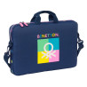 Laptop Case Benetton Cool Navy Blue 40 x 27 x 4 cm