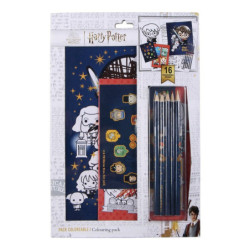 Stationery Set Harry Potter 16 Pieces Blue