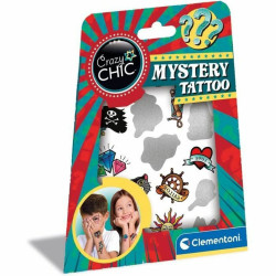 Craft Set Clementoni 17 Temporary Mystery Tattoos