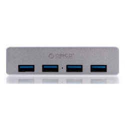 USB Hub Orico ALL-USB3-HUB-4-CLIP Silver