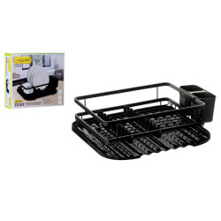 Draining Rack for Kitchen Sink Feel Maestro MR-1024 36,5 x 40 x 15 cm Black