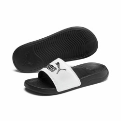 Flip Flops for Children Puma Popcat 20 White Black