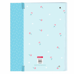 Ring binder BlackFit8 Mariposa A4 Light Blue (27 x 32 x 3.5 cm)