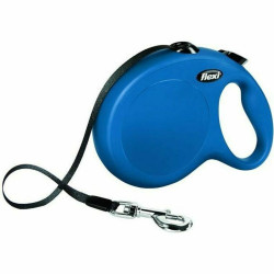 Dog Lead Flexi Blue