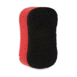 Scourer Black Red Foam Abrasive fibre 7,3 x 4 x 12,3 cm (40 Units)