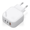 Wall Charger Aisens ASCH-65W3P026-W White 65 W (1 Unit)