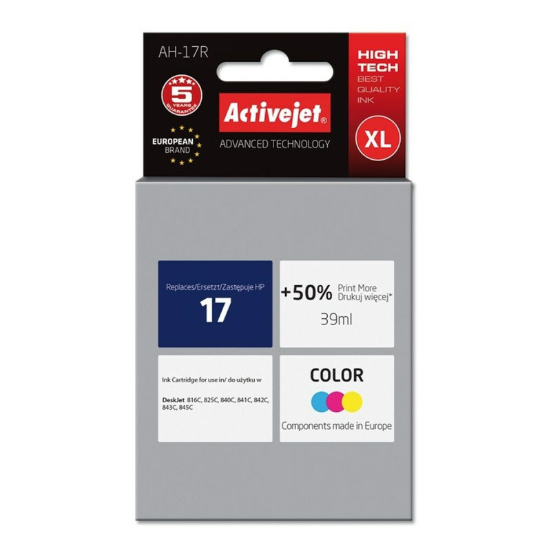 Original Ink Cartridge Activejet AH-17R Cyan/Magenta/Yellow