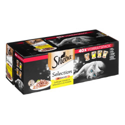 Cat food Sheba Selection Chicken Duck Birds 40 x 85 g