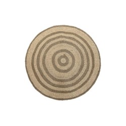 Carpet DKD Home Decor Beige Brown (150 x 1 x 150 cm)