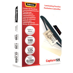 Laminating sleeves Fellowes 100 Pieces Transparent (100 Units)