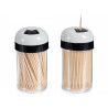 Toothpick holder Plastic 4 x 4 x 8 cm Set (12 Units)