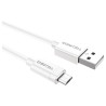 USB Cable DURACELL USB5023W 2 m White (1 Unit)