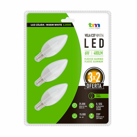 LED lamp TM Electron E14 3000 K