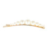 Hair Clips Eurostil DORADO LARGO Beads Golden (2 pcs)