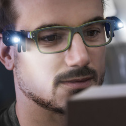 360º LED Glasses Clip InnovaGoods 2 Units