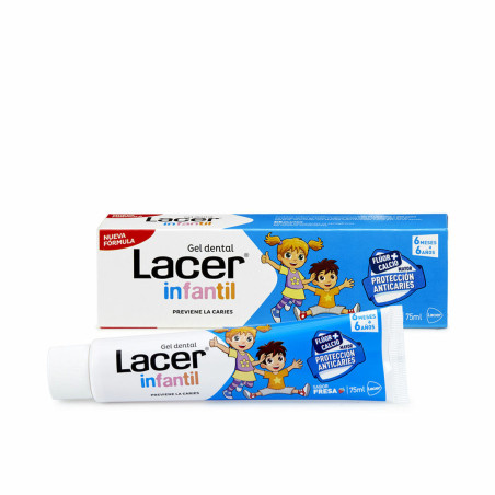 Toothpaste Lacer Children's Strawberry (75 ml)