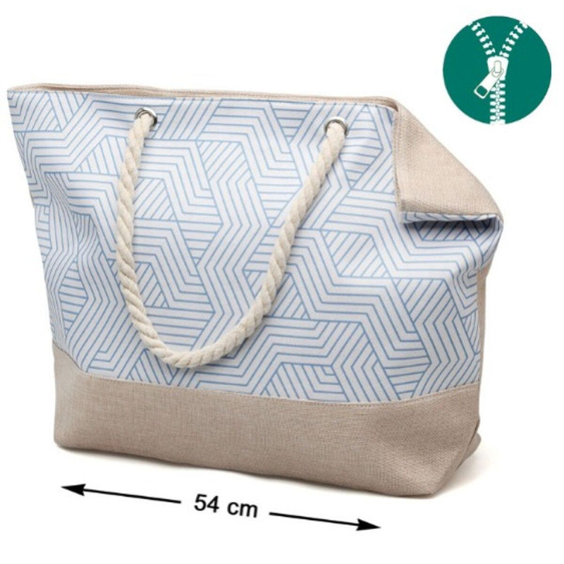 Bag Blue Beach Geometric 54 x 36,5 x 14 cm