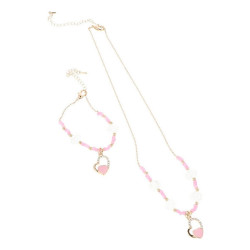 Necklace and Bracelets set Inca Collar Y Pulsera Corazones Hearts (2 pcs)