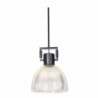 Ceiling Light DKD Home Decor Black Silver Metal Crystal 25,4 x 25,4 x 35,5 cm (2 Units)