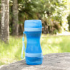 2-in-1 bottle with water and food containers for pets Pettap InnovaGoods