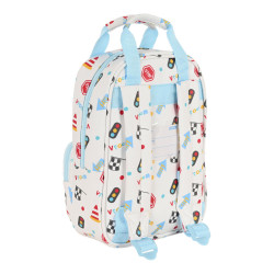 School Bag Safta My car White Multicolour 20 x 28 x 8 cm