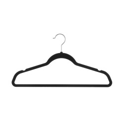 Hangers 5five Black Felt 8 Units (45,5 x 23 cm)