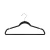 Hangers 5five Black Felt 8 Units (45,5 x 23 cm)