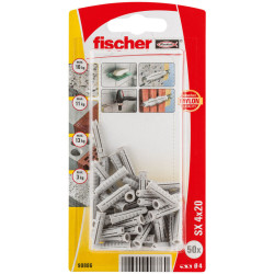 Studs Fischer SX 90886 Nylon 4 x 20 mm (50 Units)