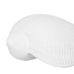 Decorative Figure White Snail 15 x 7 x 5 cm