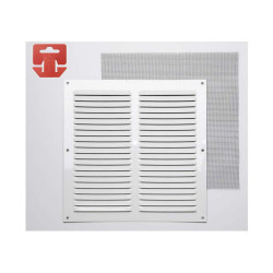 Grille Fepre Mosquito net Lacquered Aluminium White (25 x 25 cm)