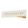 Hair Clips Eurostil DORADOS DOBLES Golden Beads Double (2 uds)