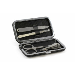 Manicure Set Touch of Beauty Black polypropylene