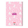 Notebook Disney Princess Magical Beige Pink A4 80 Sheets