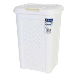 Rubbish bin Tontarelli Arianna 10 L White (24 x 20 x 35 cm)