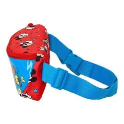 Belt Pouch Mickey Mouse Clubhouse Happy smiles Red Blue (23 x 14 x 9 cm)