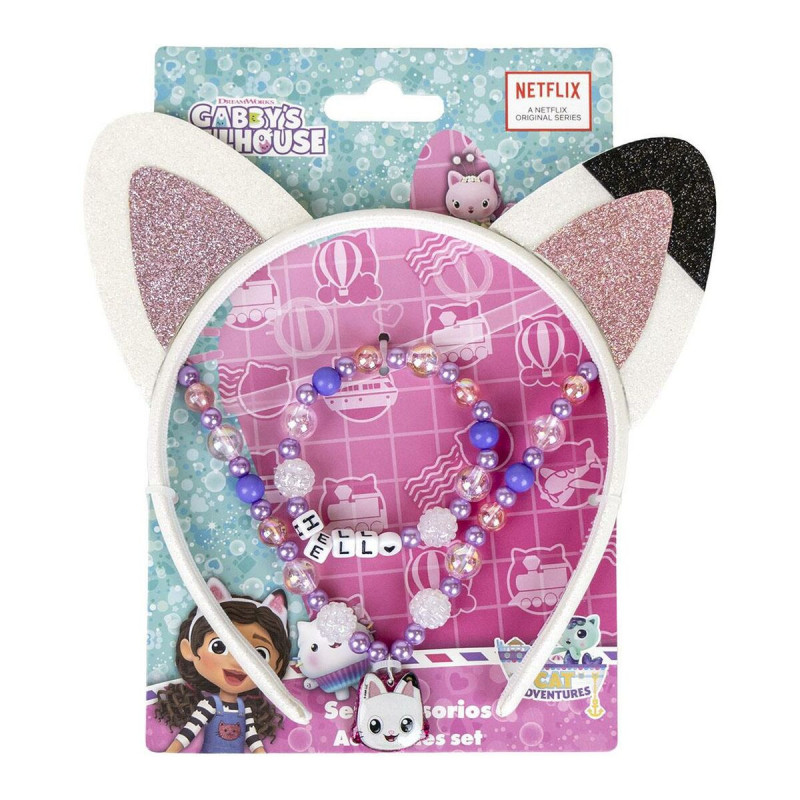 Jewellery Kit Gabby's Dollhouse Pink 3 Pieces