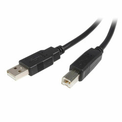 USB A to USB B Cable Startech USB2HAB3M            Black