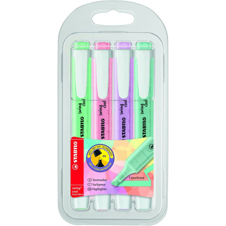 Fluorescent Marker Set Stabilo 275/4-08 4 Pieces (4 Units)