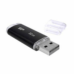 USB stick Silicon Power SP032GBUF2U02V1K 32 GB USB 2.0 Black 32 GB