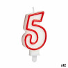 Candle Birthday Number 5 (12 Units)