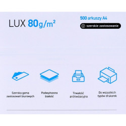 Printer Paper POL International Paper Lux White A4 500 Sheets