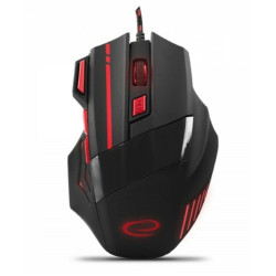 Optical mouse Esperanza EGM201R Black/Red