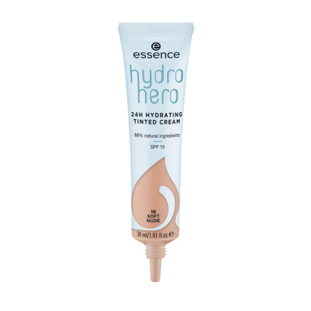 Hydrating Cream with Colour Essence Hydro Hero 10-soft nude SPF 15 (30 ml)