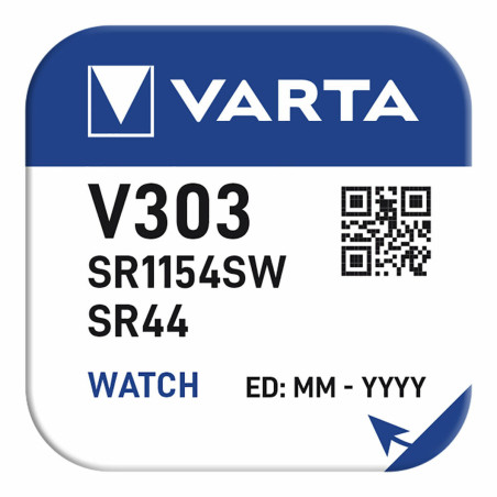 Lithium Button Cell Battery Varta Silver V303