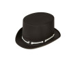 Top hat My Other Me Bones Black Voodoo Master One size