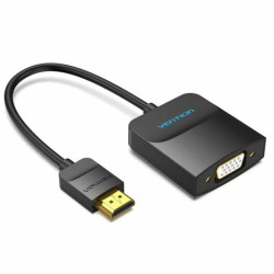 HDMI to VGA Adapter Vention 42154 Black 15 cm