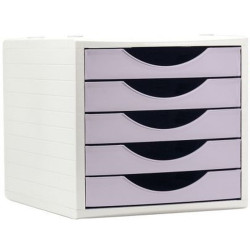 Modular Filing Cabinet Archivo 2000 Light mauve Cake 34 x 27 x 26 cm