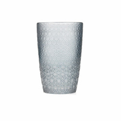 Set of glasses Bidasoa Ikonic Grey Glass 350 ml (6 Pieces)