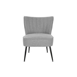 Armchair DKD Home Decor Grey Metal 55 x 64 x 72,5 cm