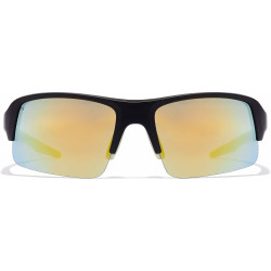 Unisex Sunglasses Hawkers Bat Ø 45 mm Yellow Black